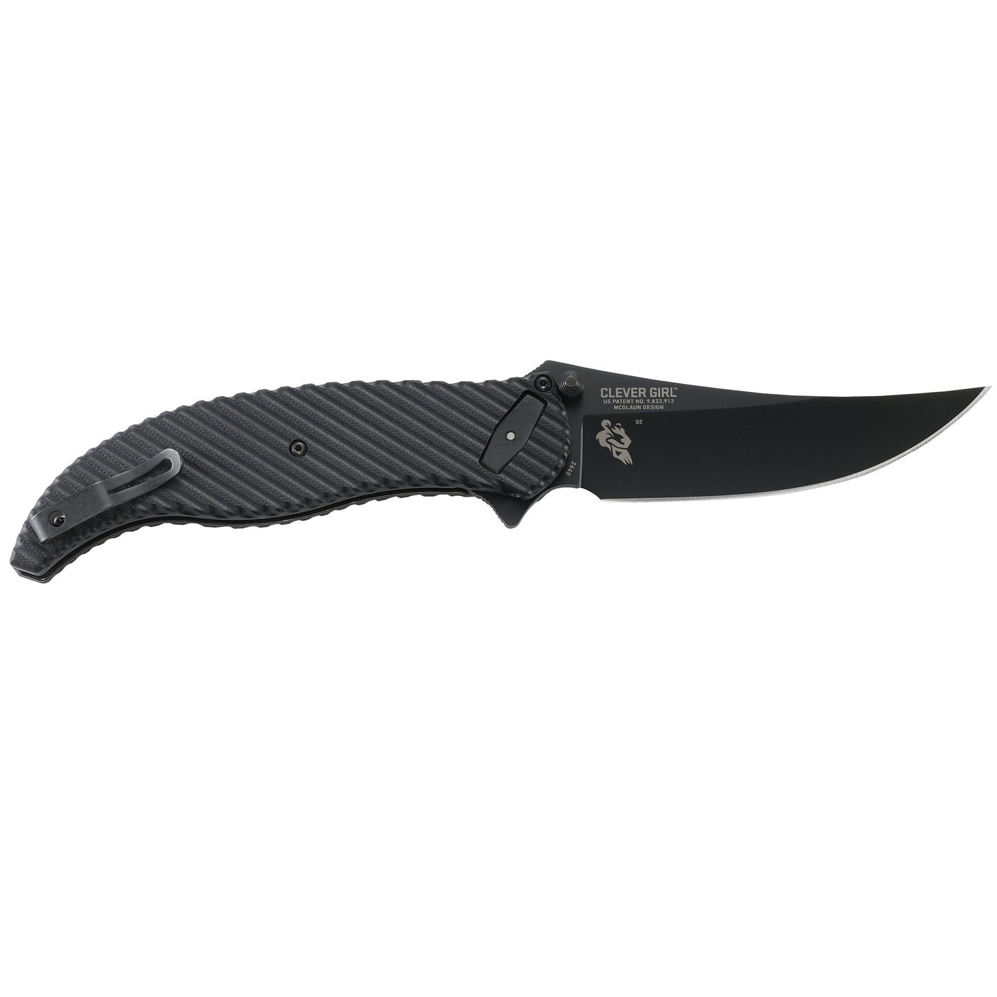 CRKT Clever Girl 4.10" D2 IKBS G10 Deadbolt Folding Knife - Austin McGlaun - 2640