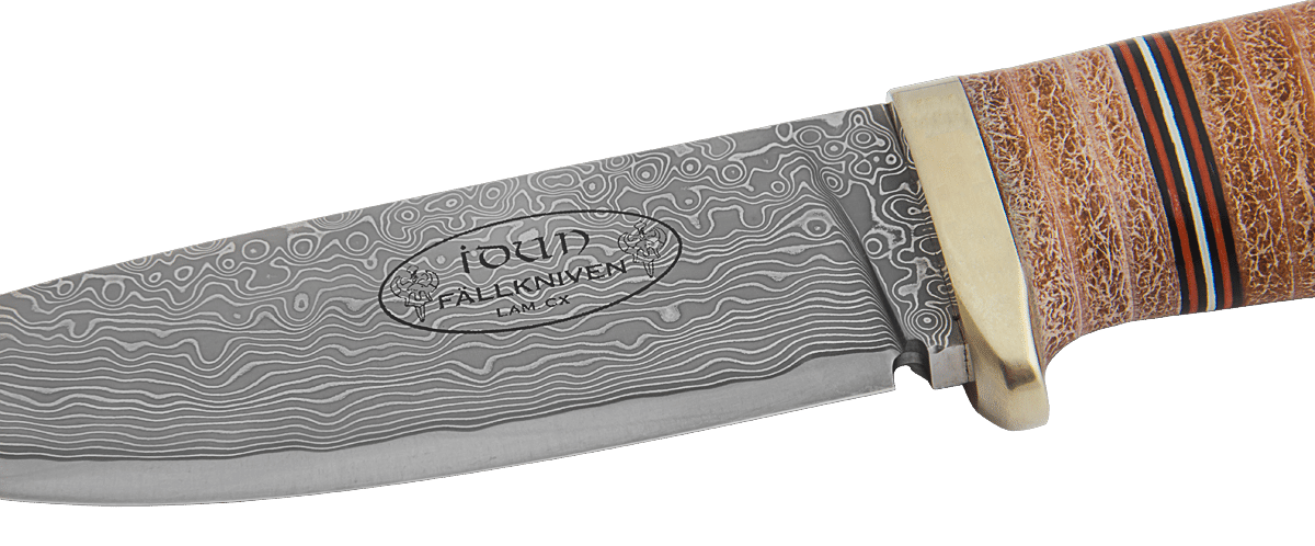 Fallkniven NL5cxL Northern Light 'Idun' 3.94" Cowry X Damascus Fixed Blade Knife