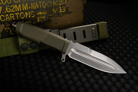 Extrema Ratio Contact C Ranger Green 4.33" N690 Fixed Blade Knife with MOLLE Sheath
