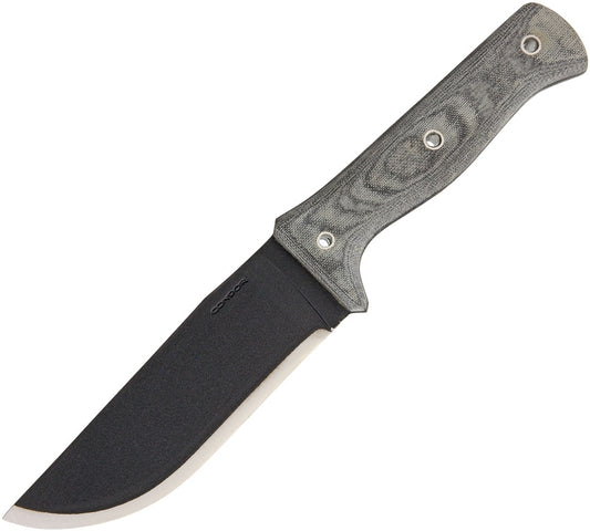Condor Crotalus 5.5" Fixed Blade Knife with Micarta Handle and Kydex Sheath