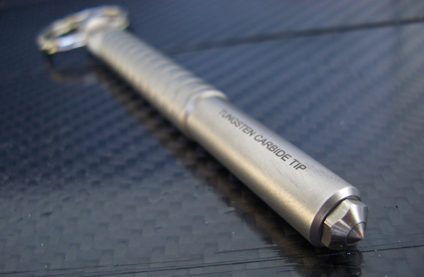 LionSteel Eskaper Key Ring Kubaton Tool with Tungsten Carbide Glass Breaker and Bottle Opener ES-1