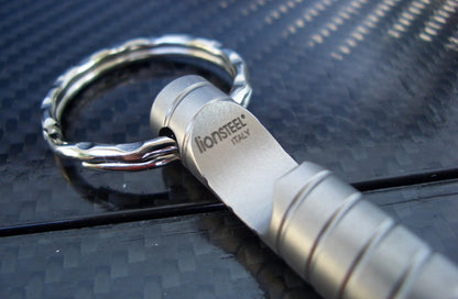 LionSteel Eskaper Key Ring Kubaton Tool with Tungsten Carbide Glass Breaker and Bottle Opener ES-1