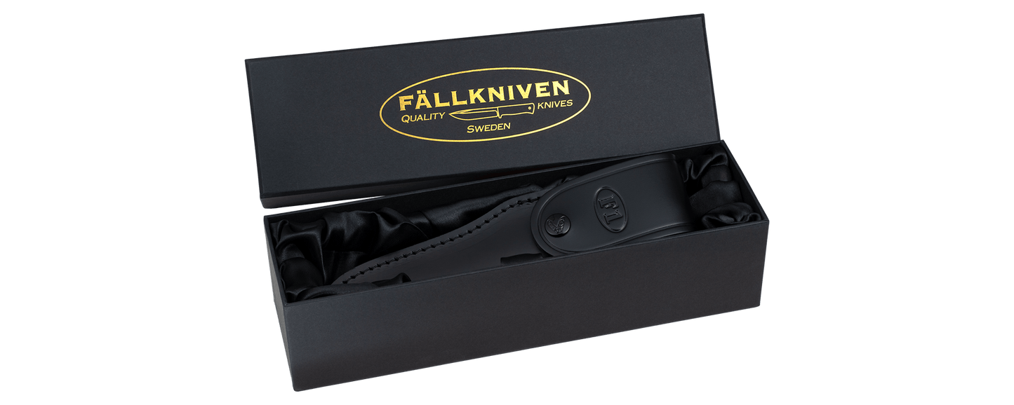 Fallkniven F1L3GBM 4" Gripen Next Generation Special Edition 3G Black Micarta Fixed Blade Knife