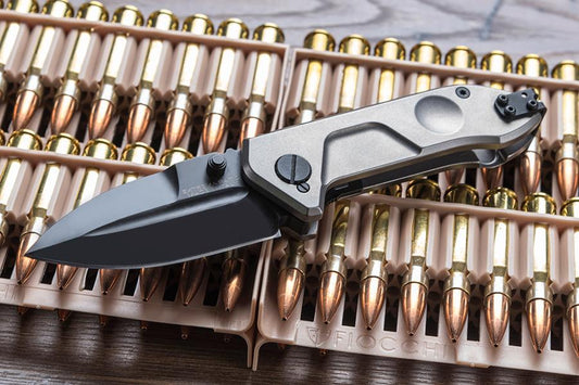 Extrema Ratio Frame Rock 3" N690 BLACK DLC Titanium Folding Knife
