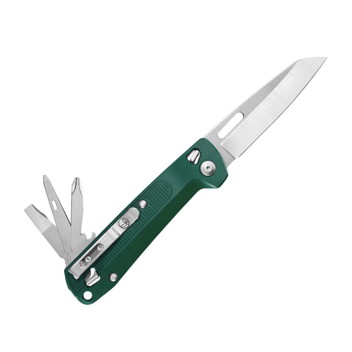 Leatherman Free K2 4.5" Evergreen Magnetic Locking Multi Tool Folding Knife
