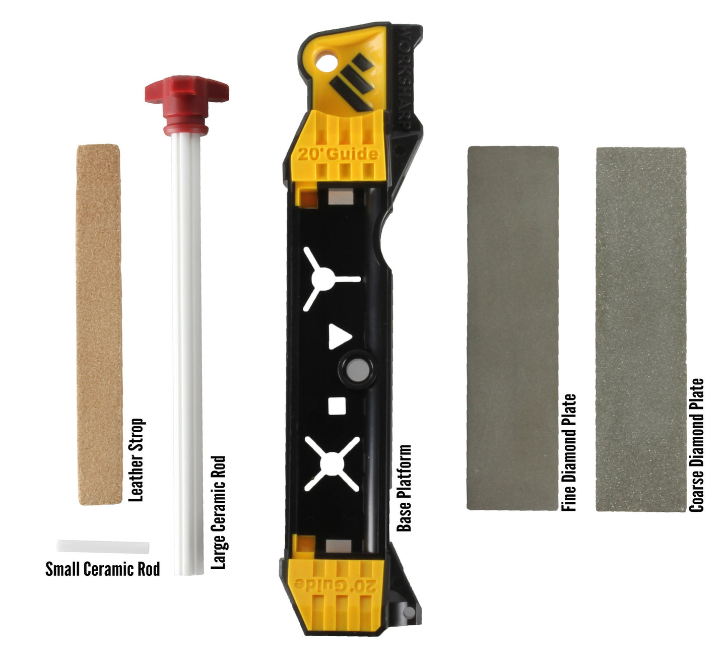 Work Sharp Guided Field Sharpener Diamond+Ceramic+Leather Strop WSGFS 2.2.1