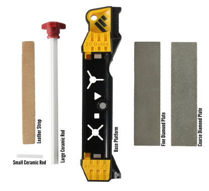 Work Sharp Guided Field Sharpener Diamond+Ceramic+Leather Strop WSGFS 2.2.1