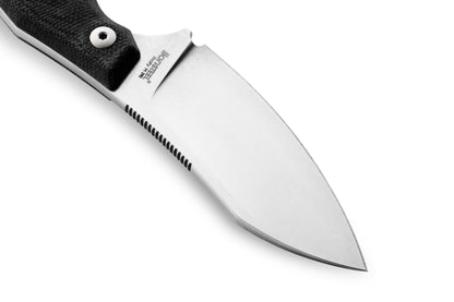 LionSteel H1 2.95" M390 Black G10 Fixed Blade Knife