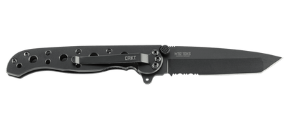 CRKT M16-10KS 3.06" Tanto Serrated Carson Flipper Framelock Folding Knife - Kit Carson Design