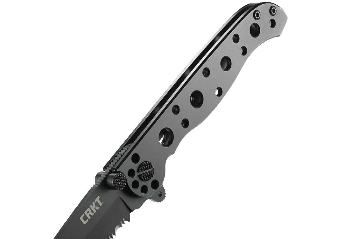 CRKT M16-10KS 3.06" Tanto Serrated Carson Flipper Framelock Folding Knife - Kit Carson Design