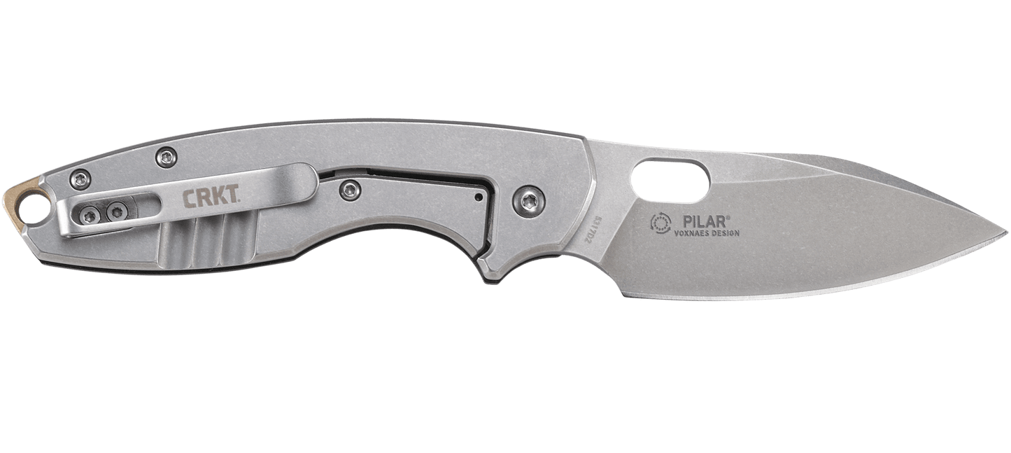 CRKT Pilar III Black 2.97" D2 G10 Folding Knife - Jesper Voxnaes - 5317D2