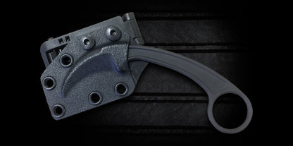 Bastinelli Creations Pika 1.65" Black PVD N690Co Karambit Knife with Kydex Sheath BAS202B