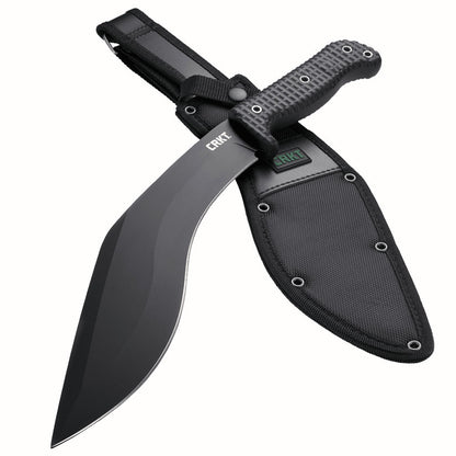 CRKT Kuk 10.56" 65Mn Fixed Blade Kukri Knife Machete - Ryan Johnson design - 2742