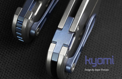Viper Kyomi 3.125" N690Co Satin Carbon Fiber Titanium Folding Knife - Vox Design - V5932FC