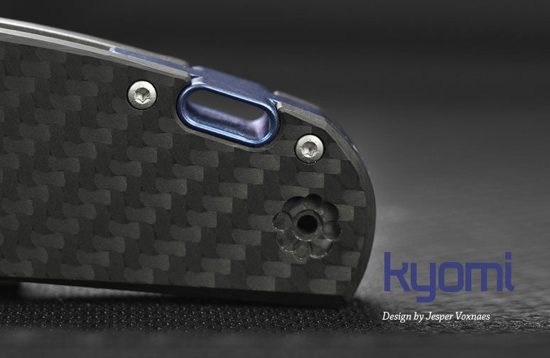 Viper Kyomi 3.125" N690Co Satin Carbon Fiber Titanium Folding Knife - Vox Design - V5932FC