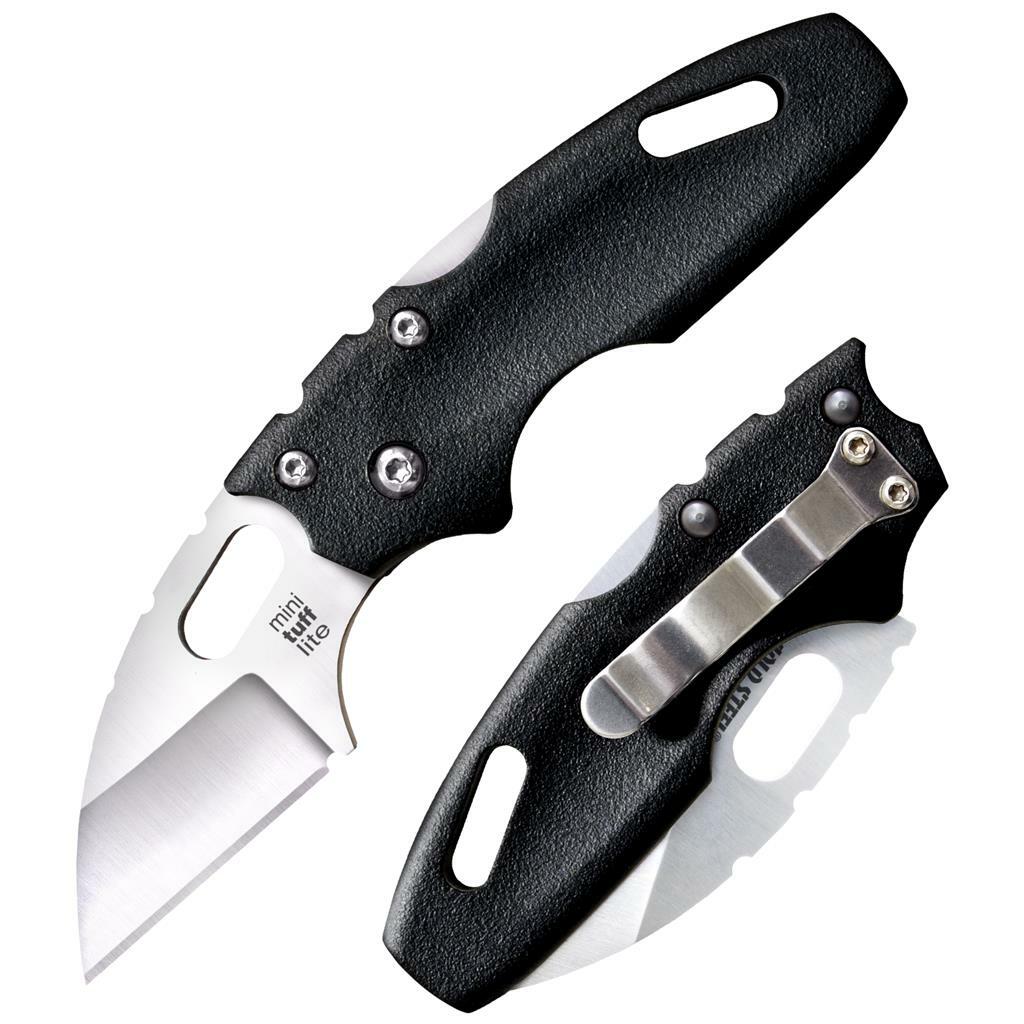 Cold Steel Mini Tuff Lite 2" 4034SS Folding Knife with Black Griv-Ex Handle 20MT