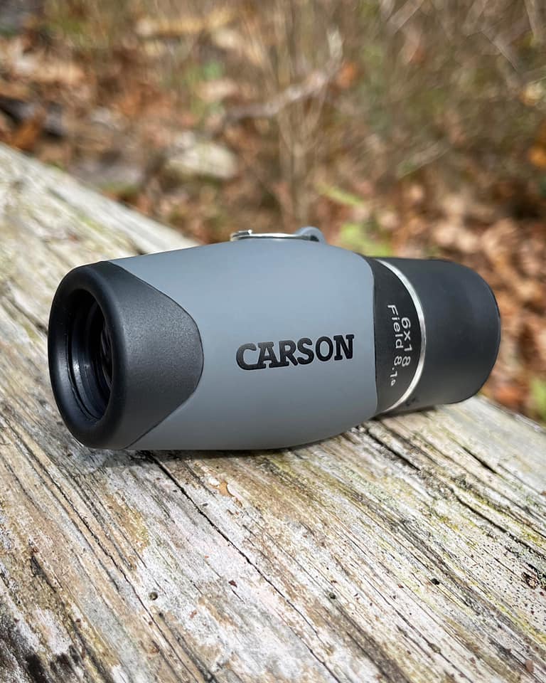 Carson MiniMight 6x18mm Pocket Monocular with Carabiner Clip MM-618