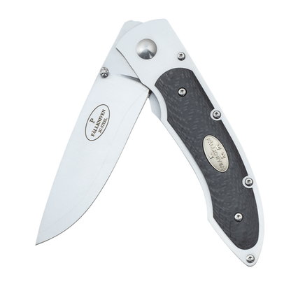 Fallkniven P3Gcfc 3.03" 3G Carbon Fiber Folding Knife with Pouch