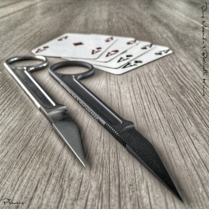 Bastinelli Creations Picoeur 1.625" Satin/Stonewash N690Co Knife with Ulticlip