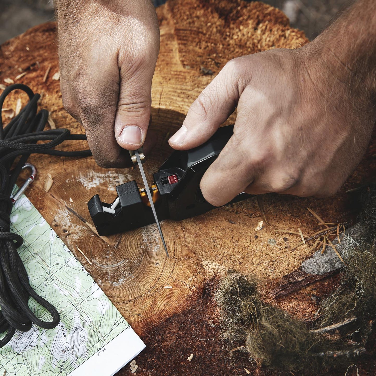 Work Sharp Pivot Pro Knife/Machete/Axe Sharpener with Diamond Plate