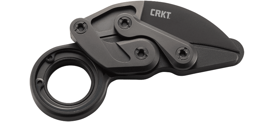 CRKT Provoke Kinematic 2.41" D2 Black TiNi Folding Karambit Knife - Joe Caswell Design