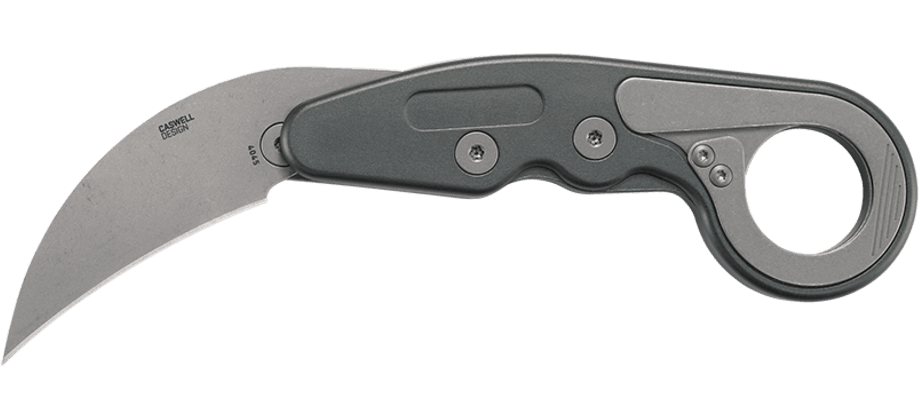 CRKT Provoke Compact 2.26" D2 Stonewash Folding Karambit Knife - Joe Caswell Design