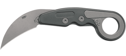 CRKT Provoke Compact 2.26" D2 Stonewash Folding Karambit Knife - Joe Caswell Design