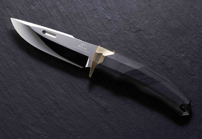 Rockstead RITSU-ZDP Gold 3.74" Polished ZDP189/VG10 Fixed Blade Knife