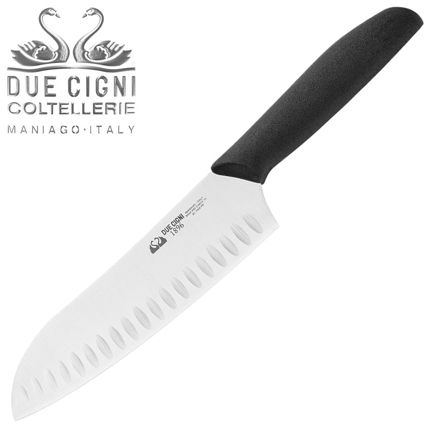 Due Cigni 1896 6.88" Santoku Kitchen Knife with Polypropylene Handle - Made in Italy 1005PP