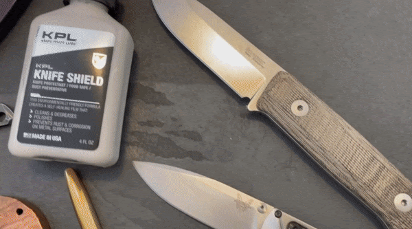 KPL KNIFE SHIELD - Corrosion Preventive Knife Cleaner - Food Safe