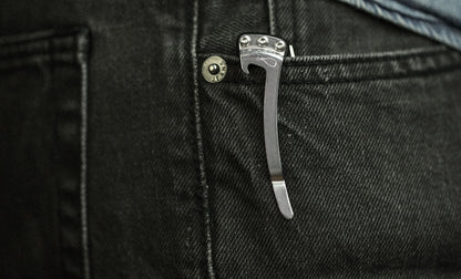 Leatherman Skeletool KB 2.6" 420HC DLC Folding Knife with Bottle Opener