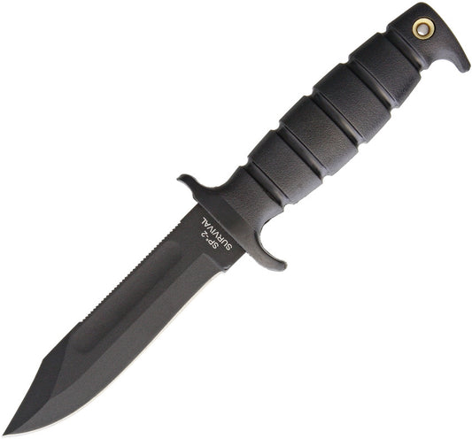 Ontario SP2 Spec Plus 5.5" Sawback Survival Fixed Blade Knife with MOLLE Sheath - Made in USA