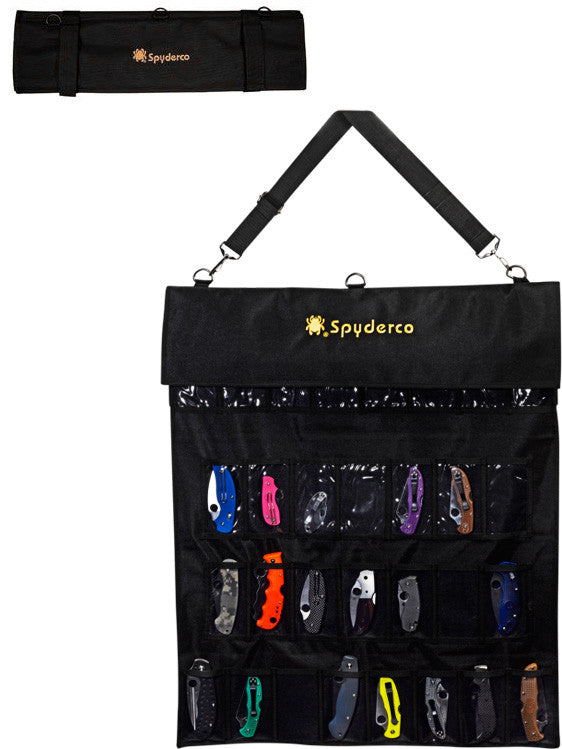 Spyderco SpyderPac Large SP1 Knife Storage Bag with 30 Pockets