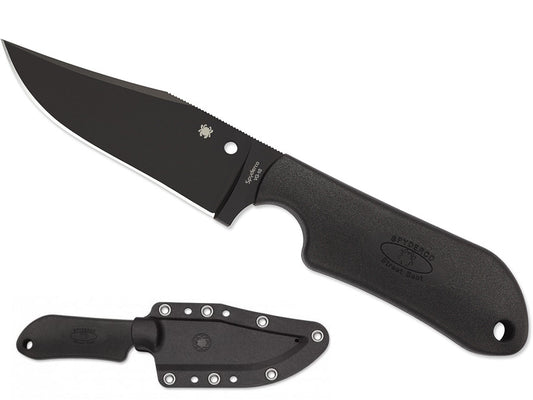 Spyderco Street Beat Lightweight 3.5" VG-10 FRN Fixed Blade Knife FB15PBBK