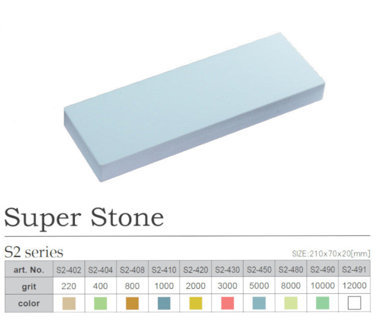 Naniwa S2-410 Super Stone 1000 Grit Japanese Whetstone Knife Sharpener
