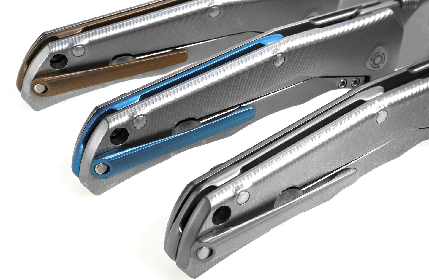 LionSteel TRE 2.91" M390 Titanium Folding Knife with Bronze Accents