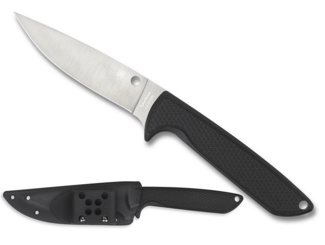 Spyderco Waterway 4.44" LC200N Rustproof G10 Fixed Blade Knife FB43GP